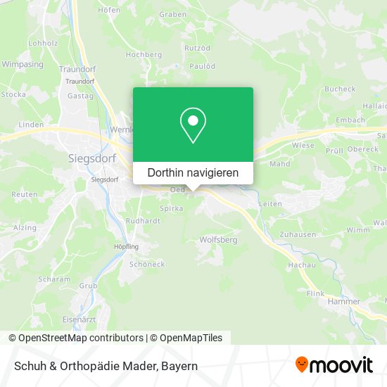 Schuh & Orthopädie Mader Karte