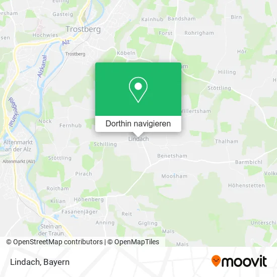 Lindach Karte