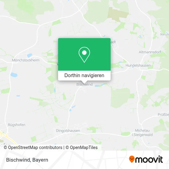 Bischwind Karte