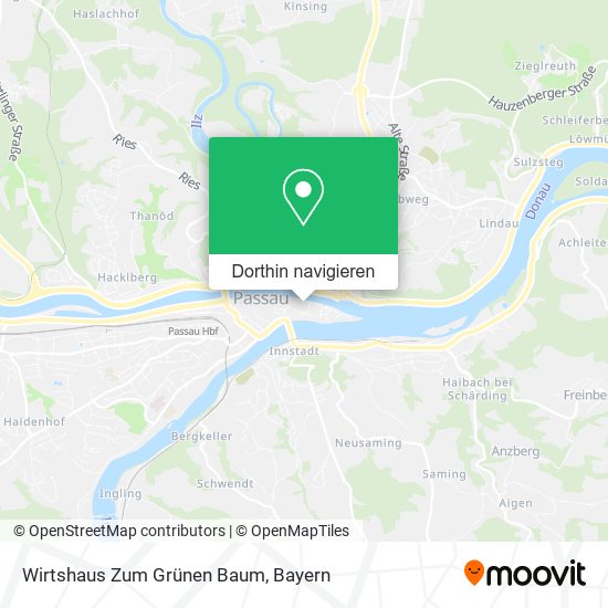 Wirtshaus Zum Grünen Baum Karte