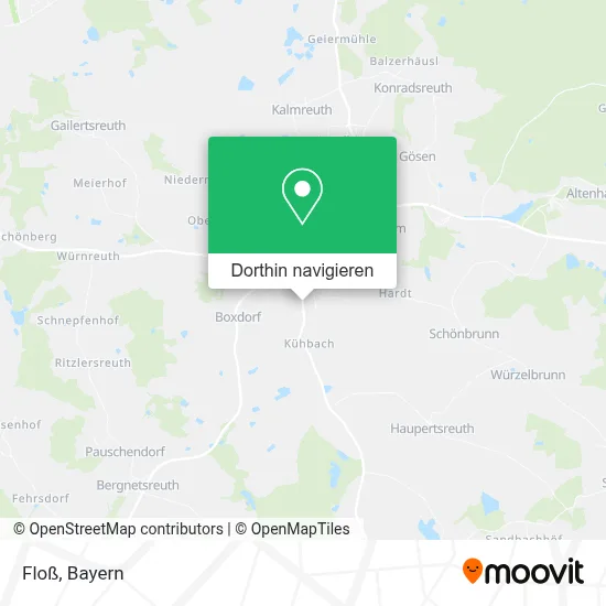 Floß Karte
