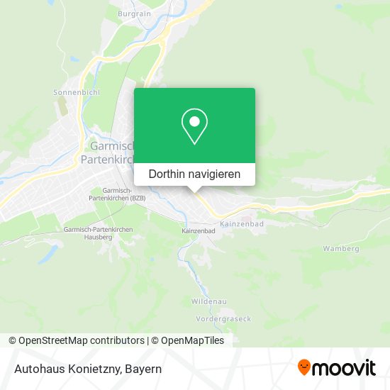 Autohaus Konietzny Karte