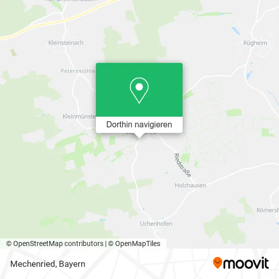 Mechenried Karte