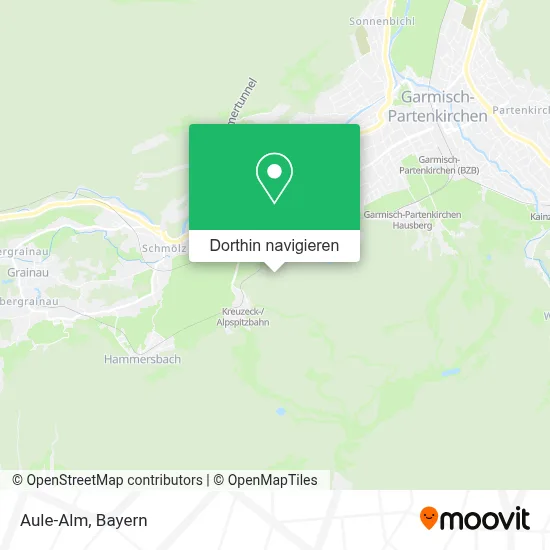 Aule-Alm Karte