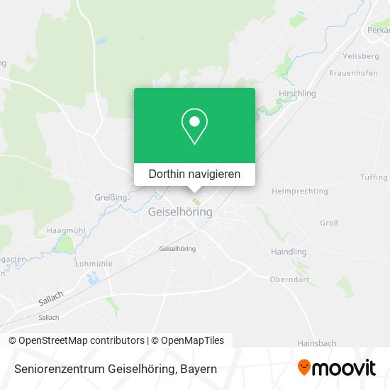 Seniorenzentrum Geiselhöring Karte