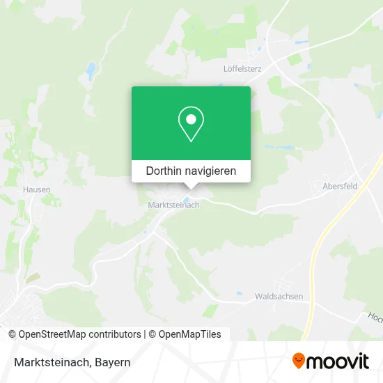 Marktsteinach Karte