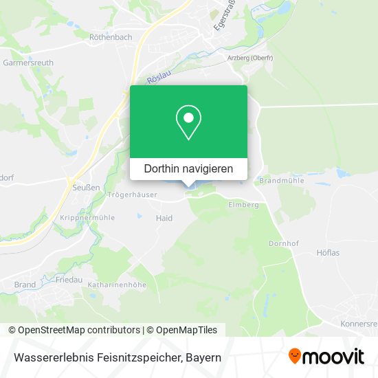 Wassererlebnis Feisnitzspeicher Karte