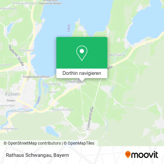 Rathaus Schwangau Karte