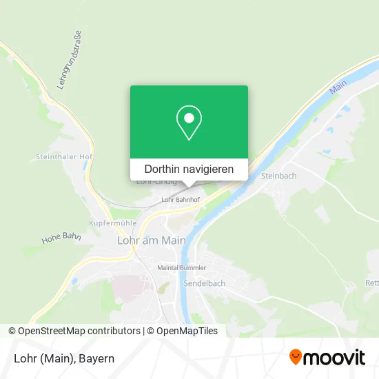 Lohr (Main) Karte