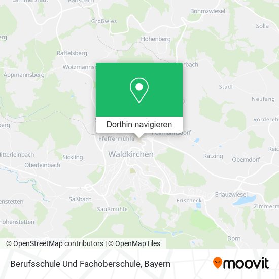 Berufsschule Und Fachoberschule Karte