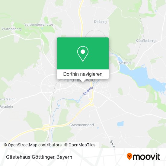 Gästehaus Göttlinger Karte
