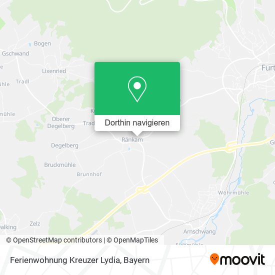 Ferienwohnung Kreuzer Lydia Karte