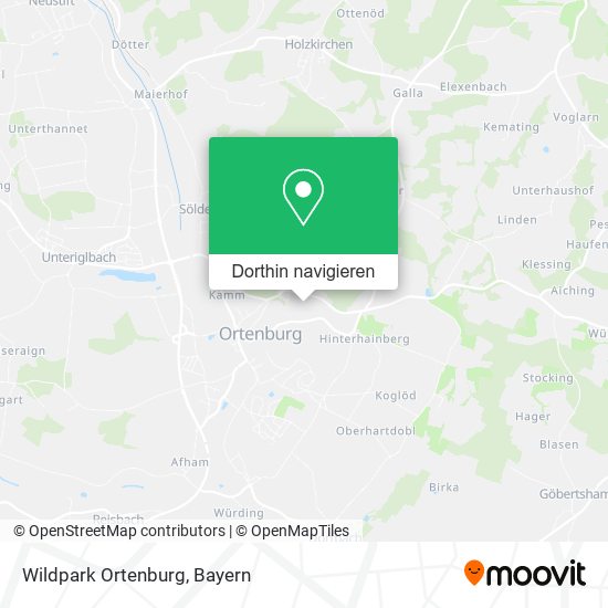 Wildpark Ortenburg Karte