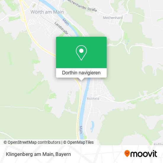Klingenberg am Main Karte