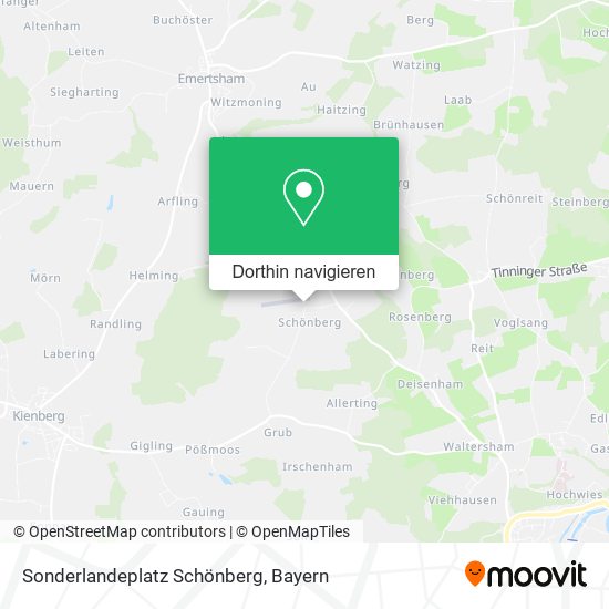 Sonderlandeplatz Schönberg Karte
