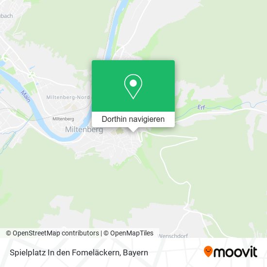 Spielplatz In den Fomeläckern Karte