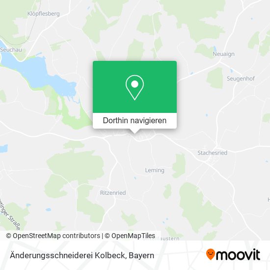 Änderungsschneiderei Kolbeck Karte