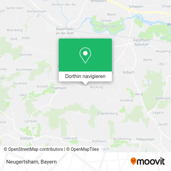 Neugertsham Karte