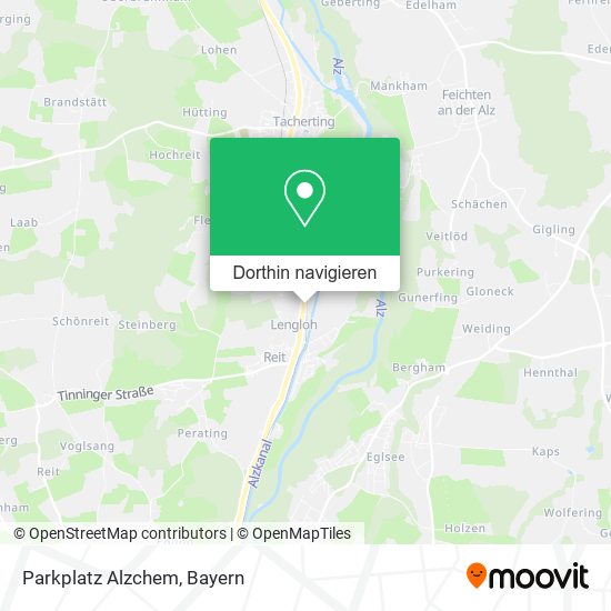 Parkplatz Alzchem Karte