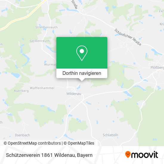 Schützenverein 1861 Wildenau Karte