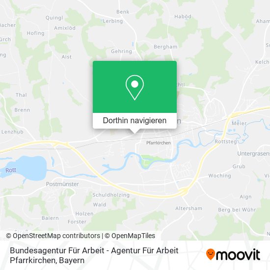Bundesagentur Für Arbeit - Agentur Für Arbeit Pfarrkirchen Karte