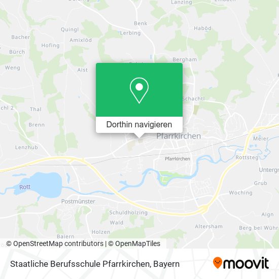 Staatliche Berufsschule Pfarrkirchen Karte