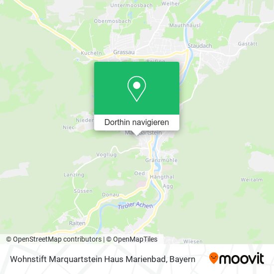 Wohnstift Marquartstein Haus Marienbad Karte