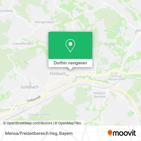 Mensa/Freizeitbereich Hsg Karte