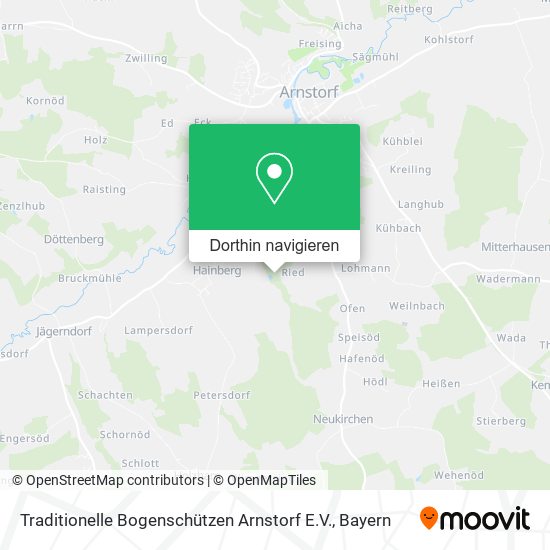 Traditionelle Bogenschützen Arnstorf E.V. Karte