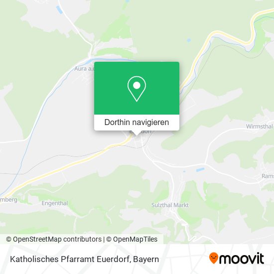 Katholisches Pfarramt Euerdorf Karte