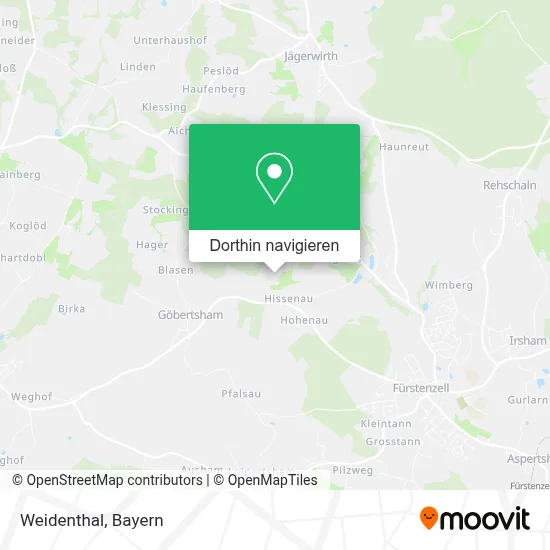 Weidenthal Karte