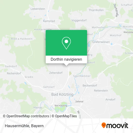 Hausermühle Karte
