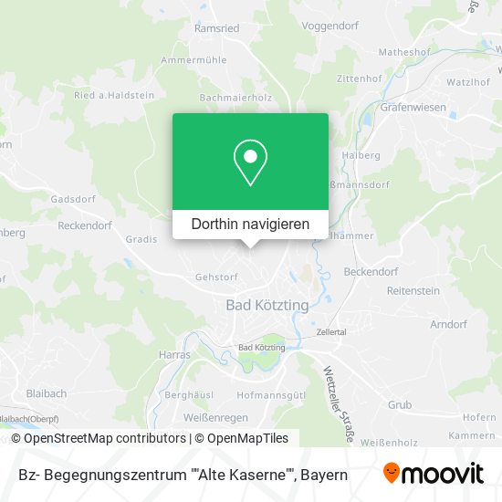 Bz- Begegnungszentrum ""Alte Kaserne"" Karte