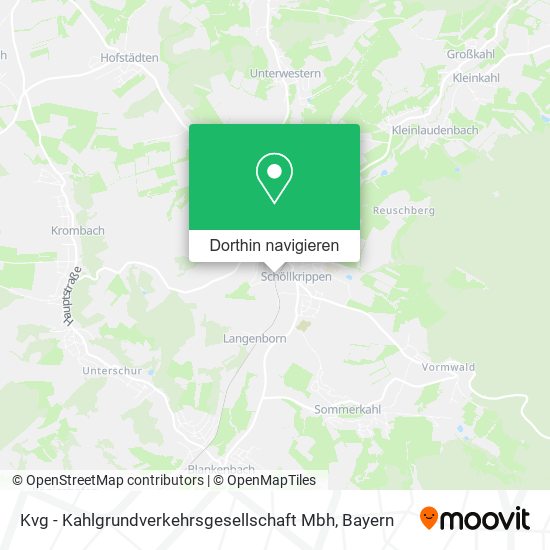 Kvg - Kahlgrundverkehrsgesellschaft Mbh Karte