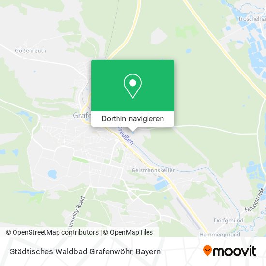 Städtisches Waldbad Grafenwöhr Karte