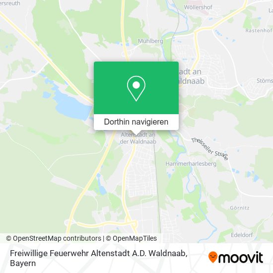 Freiwillige Feuerwehr Altenstadt A.D. Waldnaab Karte