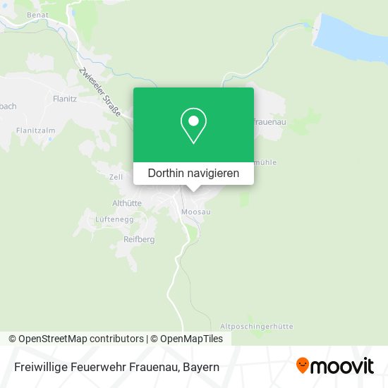 Freiwillige Feuerwehr Frauenau Karte