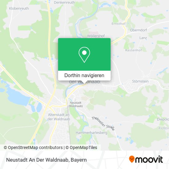 Neustadt An Der Waldnaab Karte