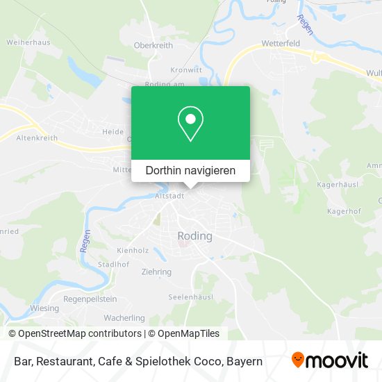 Bar, Restaurant, Cafe & Spielothek Coco Karte