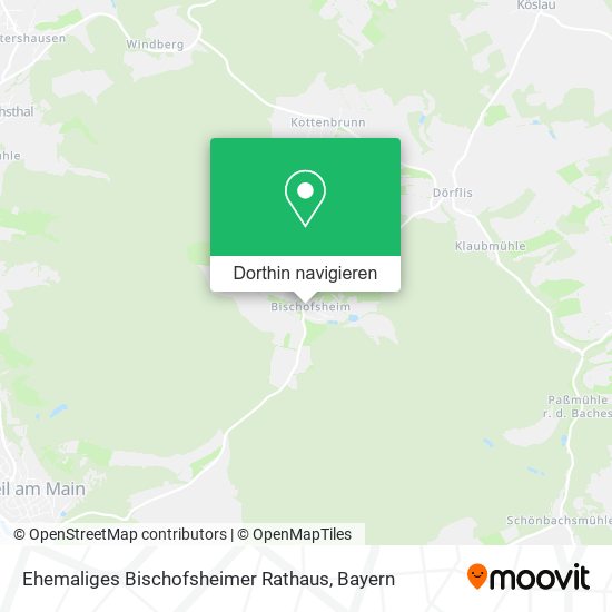 Ehemaliges Bischofsheimer Rathaus Karte