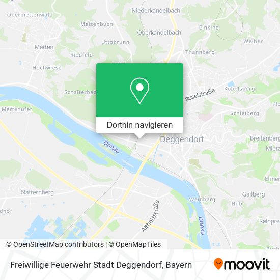 Freiwillige Feuerwehr Stadt Deggendorf Karte