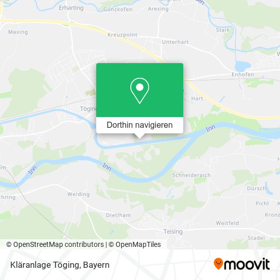 Kläranlage Töging Karte