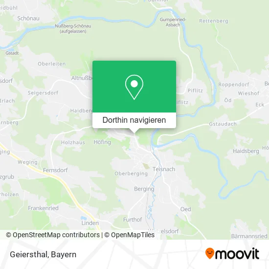 Geiersthal Karte