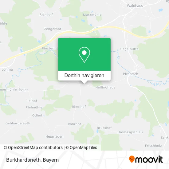 Burkhardsrieth Karte