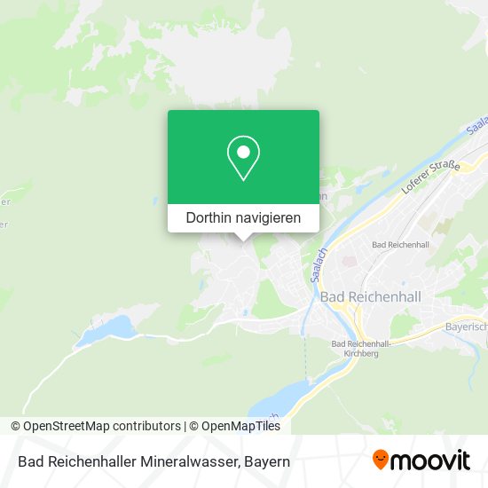 Bad Reichenhaller Mineralwasser Karte