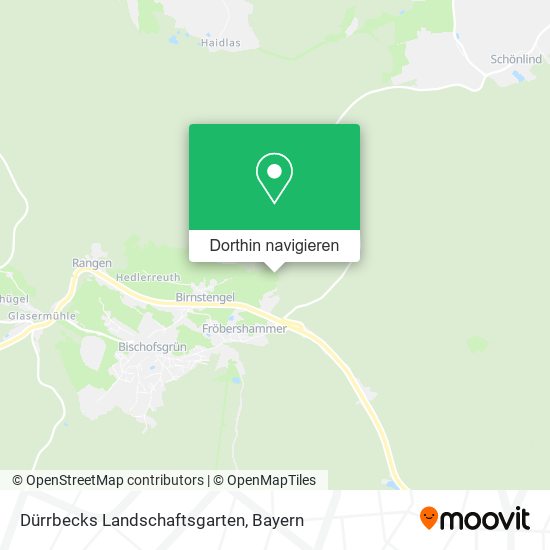 Dürrbecks Landschaftsgarten Karte