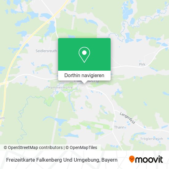 Freizeitkarte Falkenberg Und Umgebung Karte