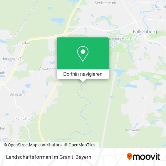 Landschaftsformen Im Granit Karte