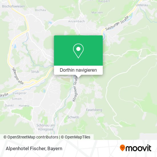Alpenhotel Fischer Karte