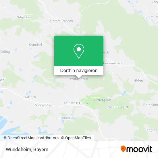 Wundsheim Karte
